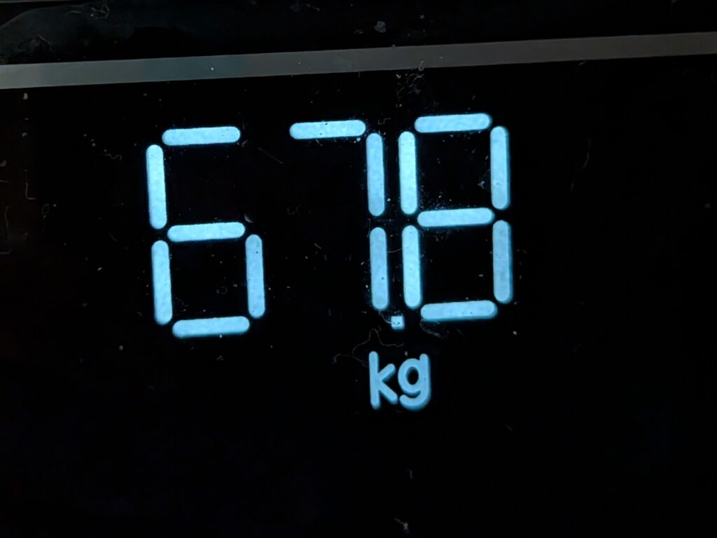 67.8 kg