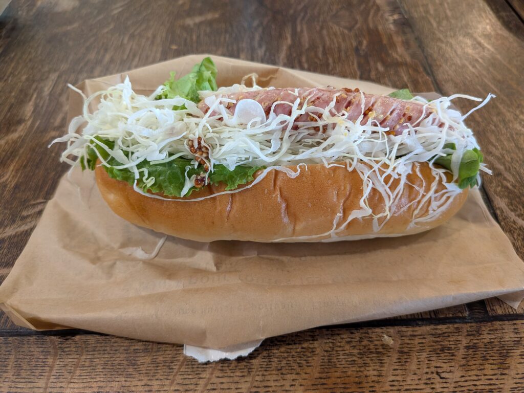 29日目 昼食:ホットドッグ