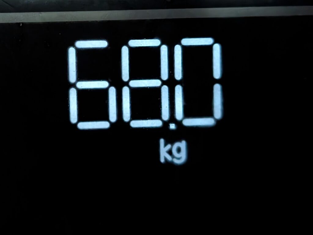 68.0 kg