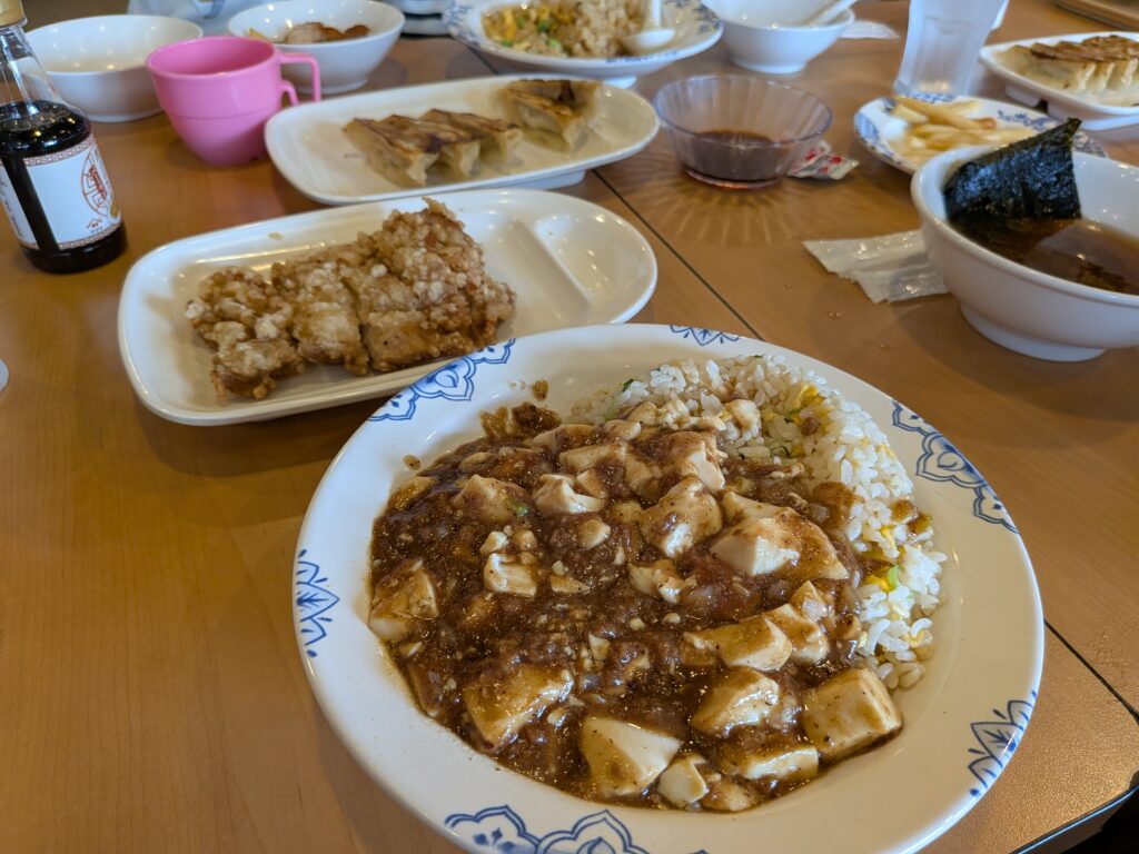 48日目 昼食:
・麻婆チャーハン
・台湾からあげ