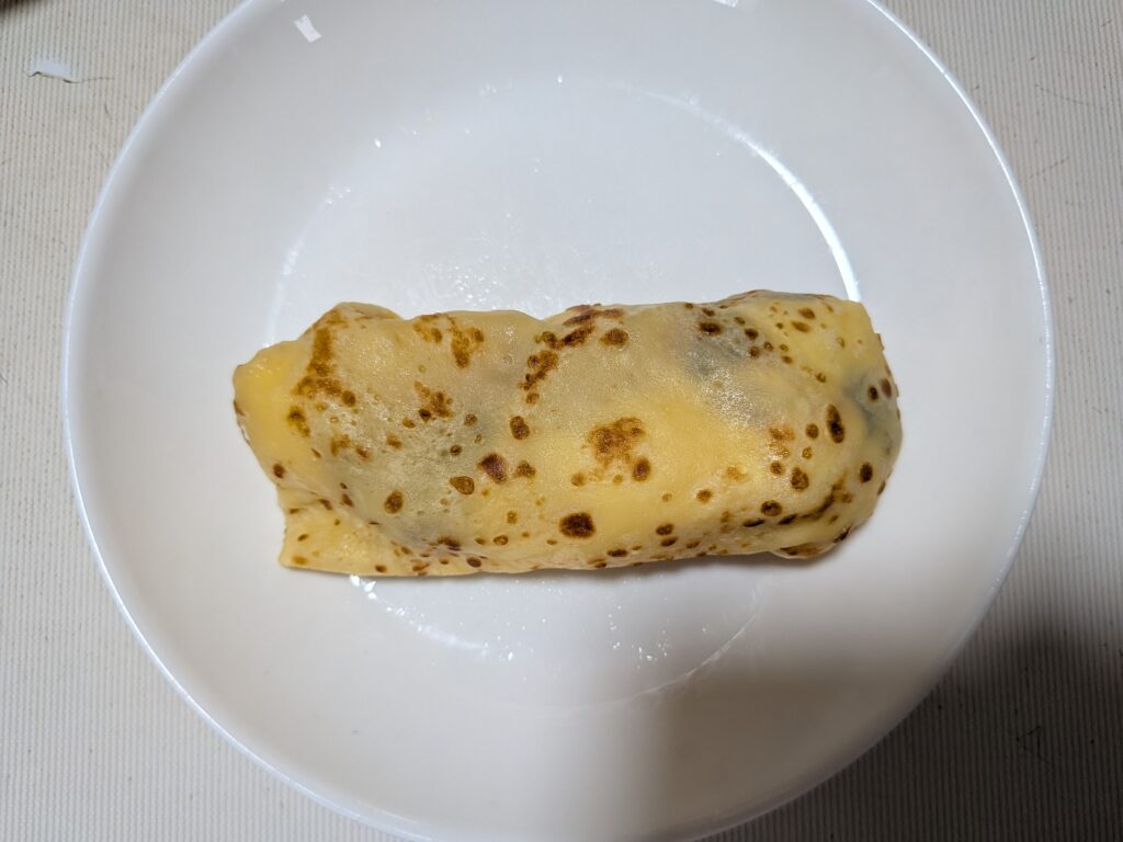 48日目 おやつ:
・チョコバナナクレープ