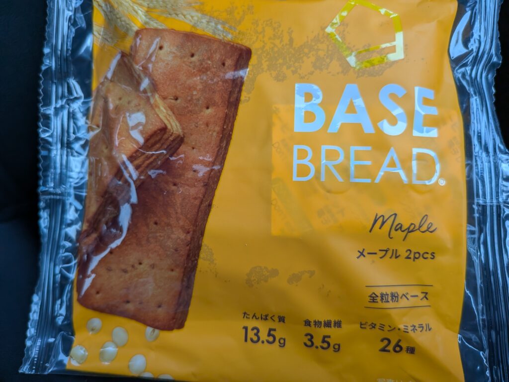 60日目夕食
・ベースブレッド一袋
メープル味