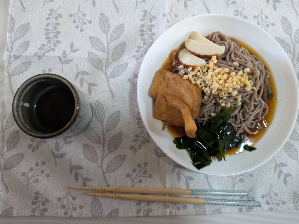 62日目昼食
・冷やしたぬきそば